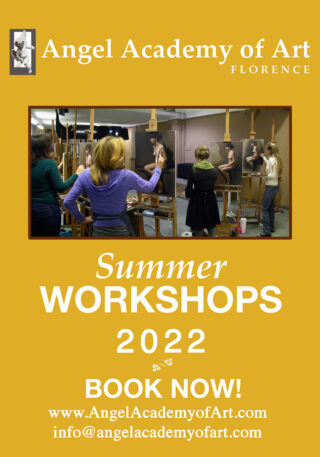 We are Pleased to announce the Angel Academy of Art’s Summer Workshops 2022: