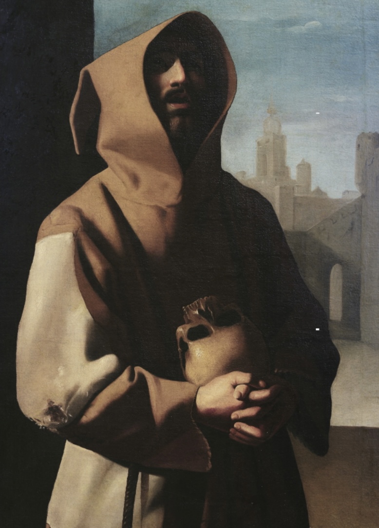 1. Saint Francis of Assisi in Ecstasy, Francisco de Zurbarán1638/1638,  101.4 x 75.4 cm